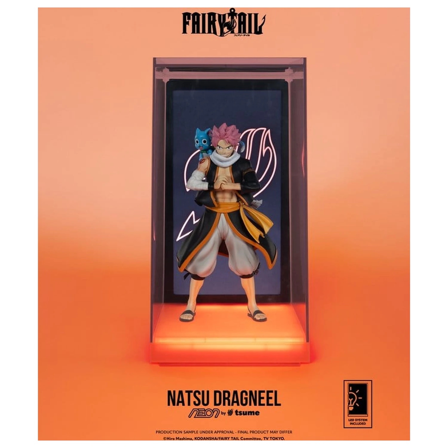 Fairy Tail Neon figura 1/9 Natsu Dragneel 25 cm fotografija proizvoda