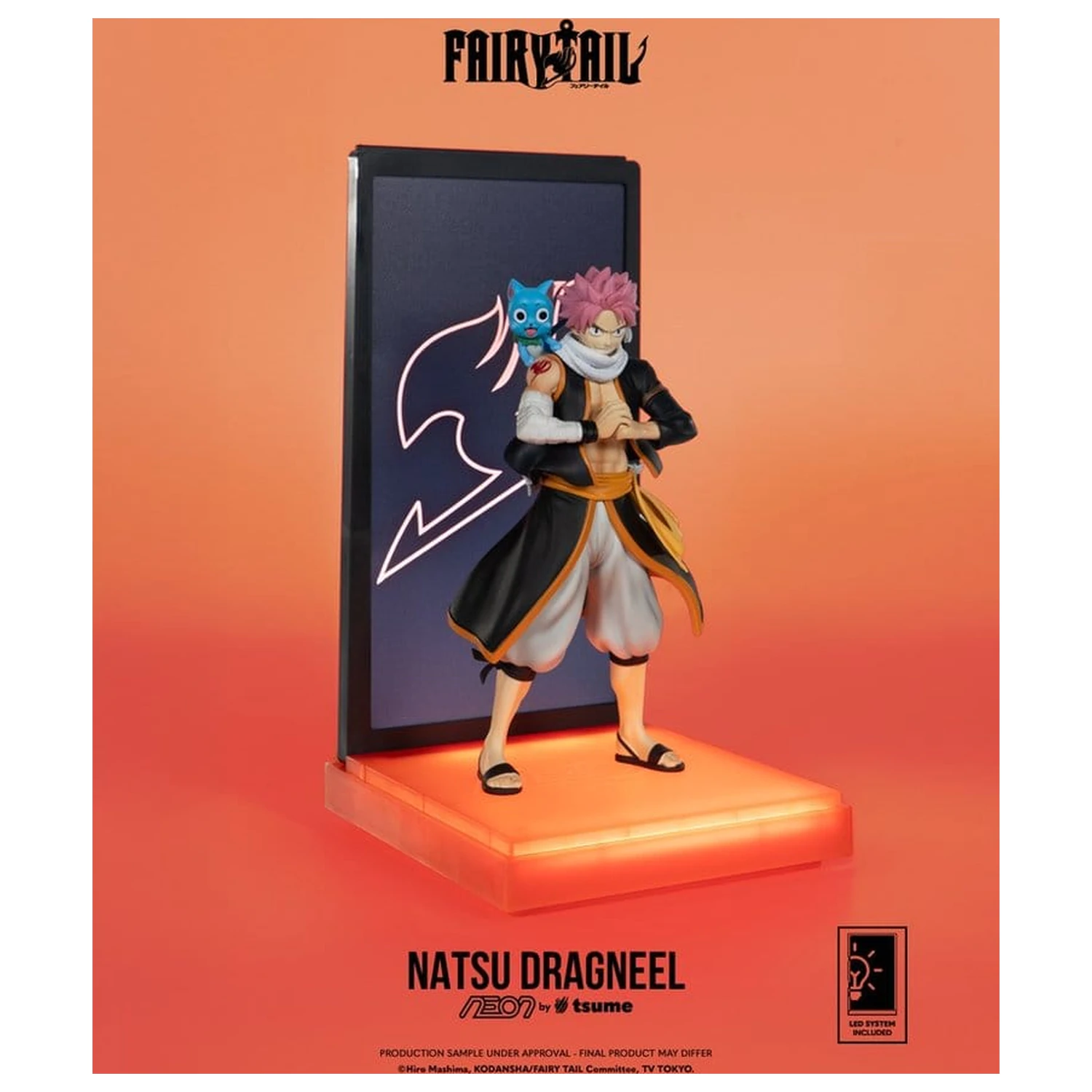 Fairy Tail Neon figura 1/9 Natsu Dragneel 25 cm fotografija proizvoda