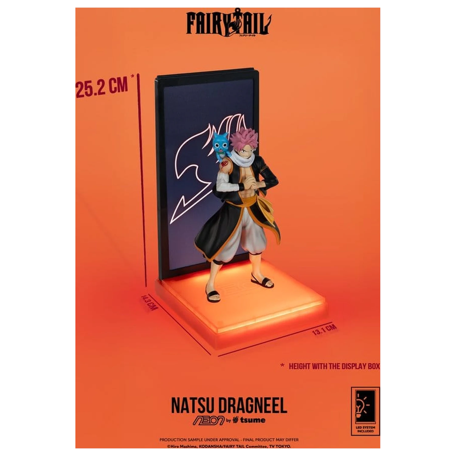 Fairy Tail Neon figura 1/9 Natsu Dragneel 25 cm fotografija proizvoda