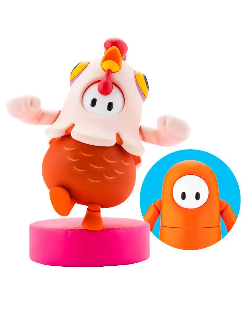 Fall Guys: Ultimate Knockout akcijska figura 1/20 pakiranje 01 Movie Star / Chicken Skin 8 cm fotografija proizvoda