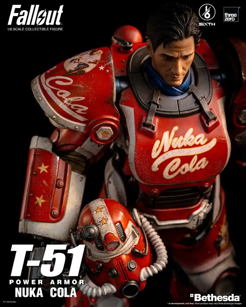 Fallout akcijska figura 1/6 T-51 Nuka Cola Power Armor 37 cm fotografija proizvoda