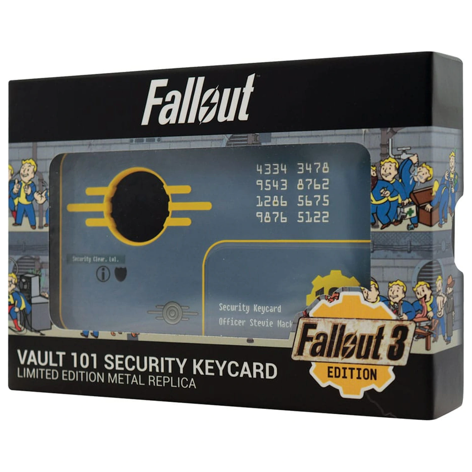 Fallout 3 Replica Vault 101 Sigurnosna ključ-kartica Ograničeno izdanje fotografija proizvoda