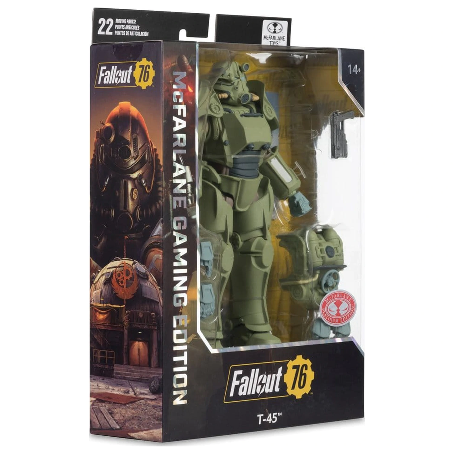 Fallout 76 Gaming Edition Akcijska figura T-45 Military Armor (Red Platinum Edition) 20 cm fotografija proizvoda
