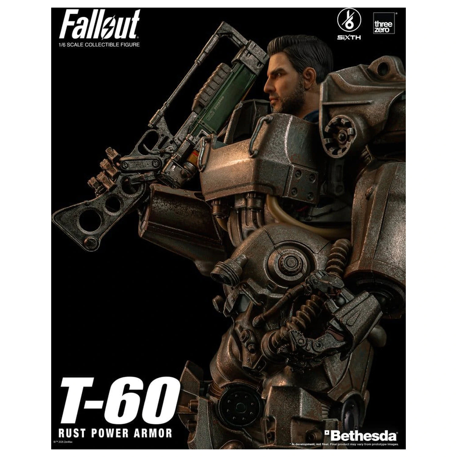 Fallout akcijska figura 1/6 T-60 Rust Power Armor fotografija proizvoda