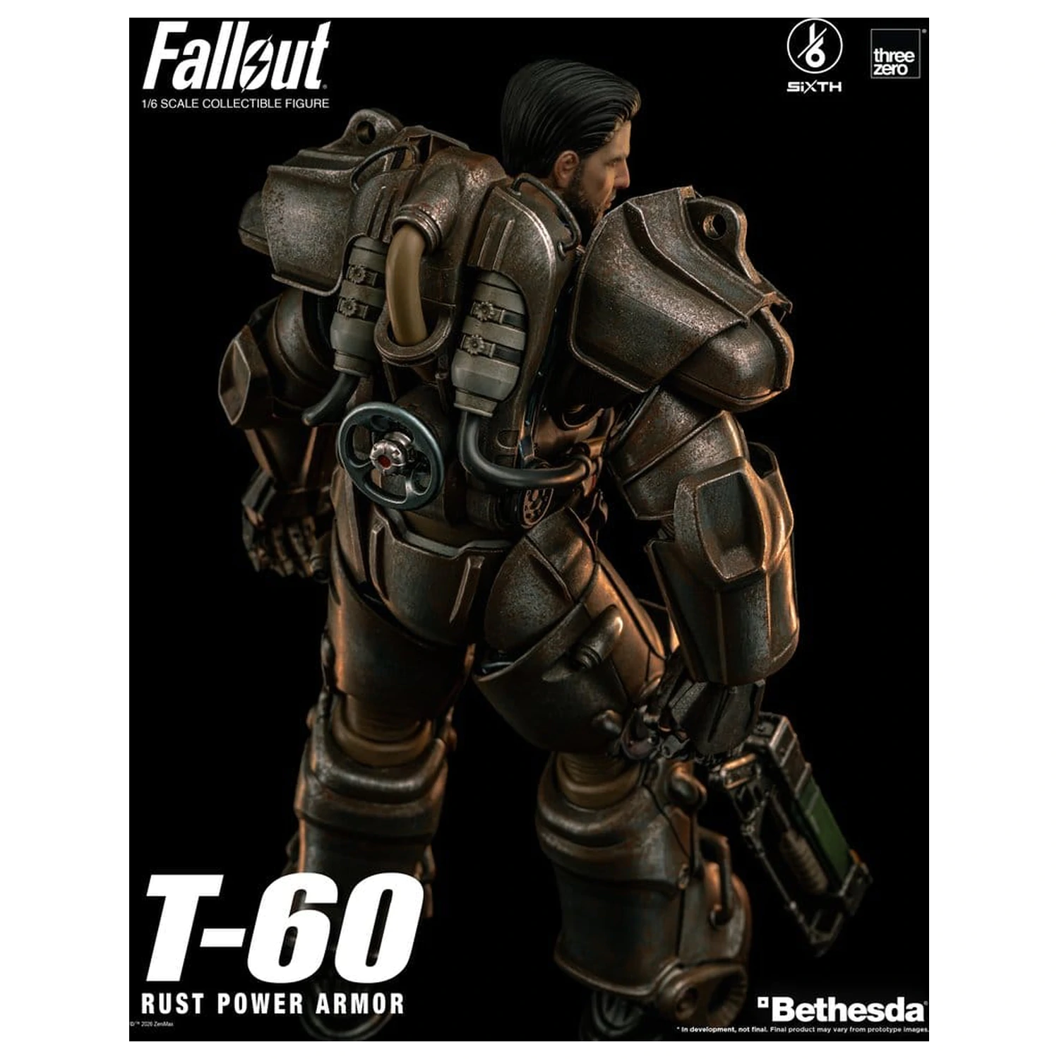 Fallout akcijska figura 1/6 T-60 Rust Power Armor fotografija proizvoda