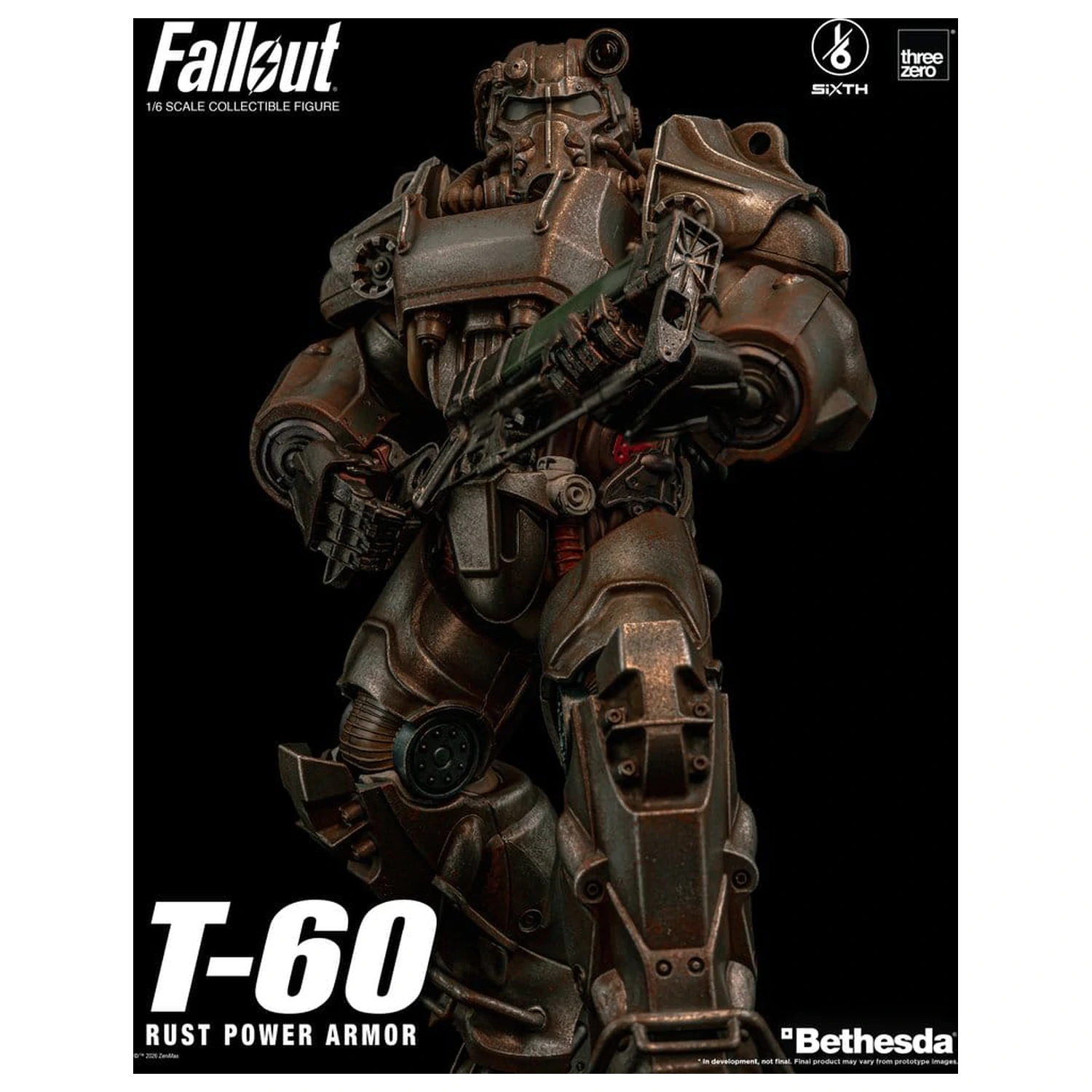 Fallout akcijska figura 1/6 T-60 Rust Power Armor fotografija proizvoda