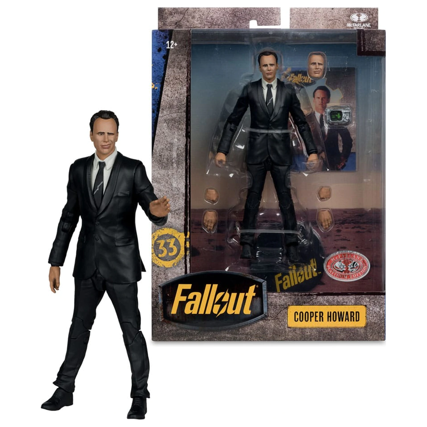 Fallout Akcijska figura Cooper Howard (Red Platinum Edition) 17 cm fotografija proizvoda