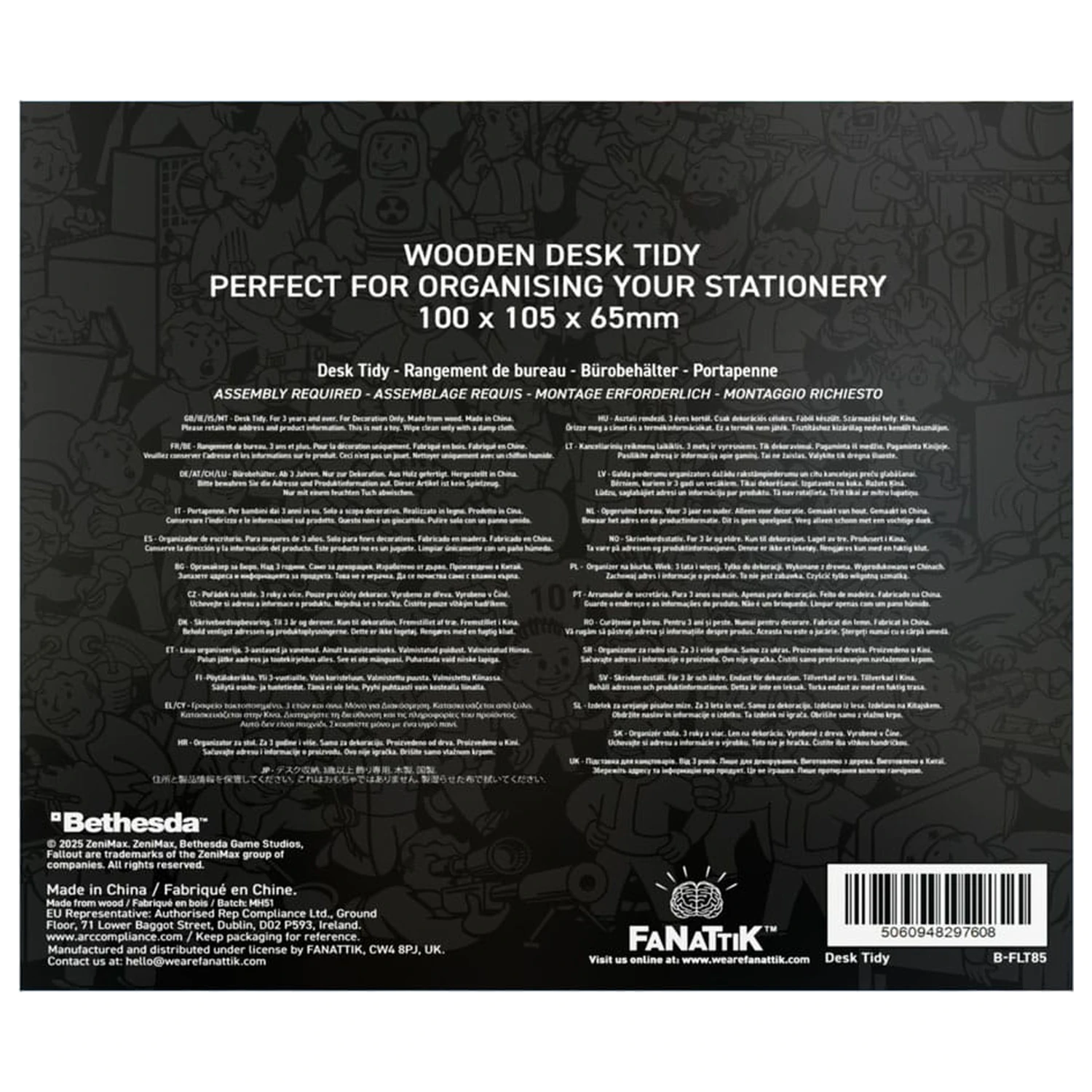 Fallout Stolni organizator fotografija proizvoda