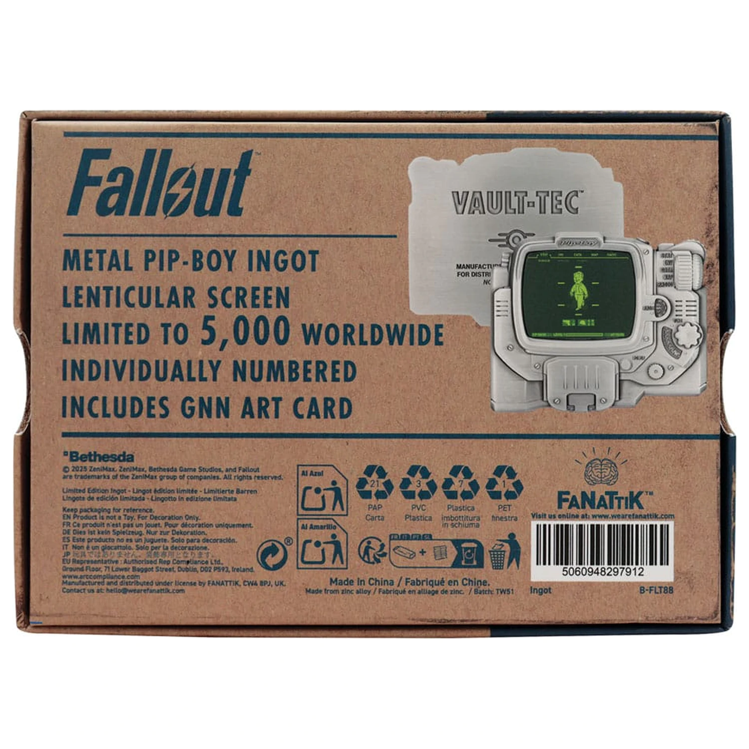 Fallout Collectible poluga Pip-Boy Limited Edition fotografija proizvoda