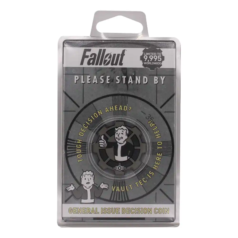 Fallout kolekcionarska kovanica za odluku crno-bijelo Limited Edition fotografija proizvoda