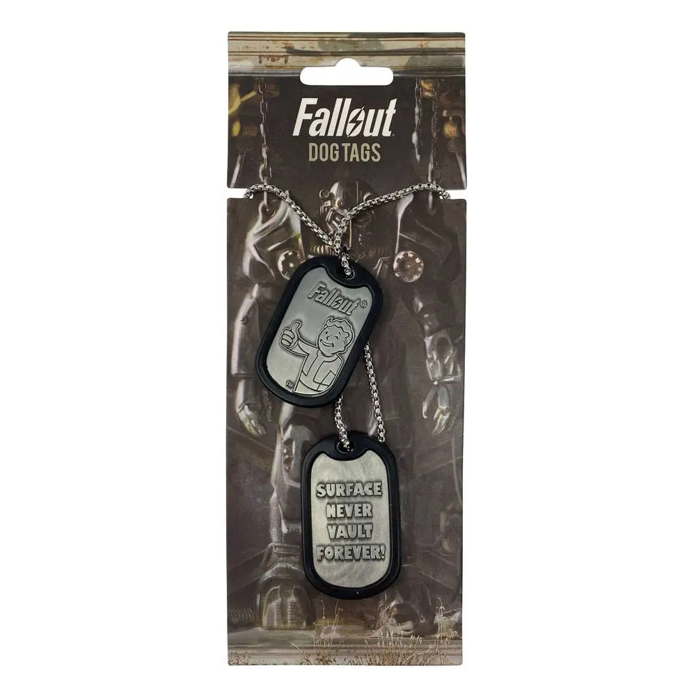 Fallout vojne pločice s lančićem od kuglica Logo fotografija proizvoda