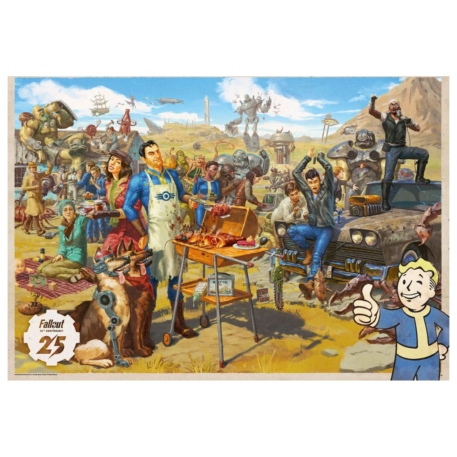 Fallout poklon set Fallout Vault Loot Collection (Slagalica, čarape, figurica i privjesak za ključeve) fotografija proizvoda
