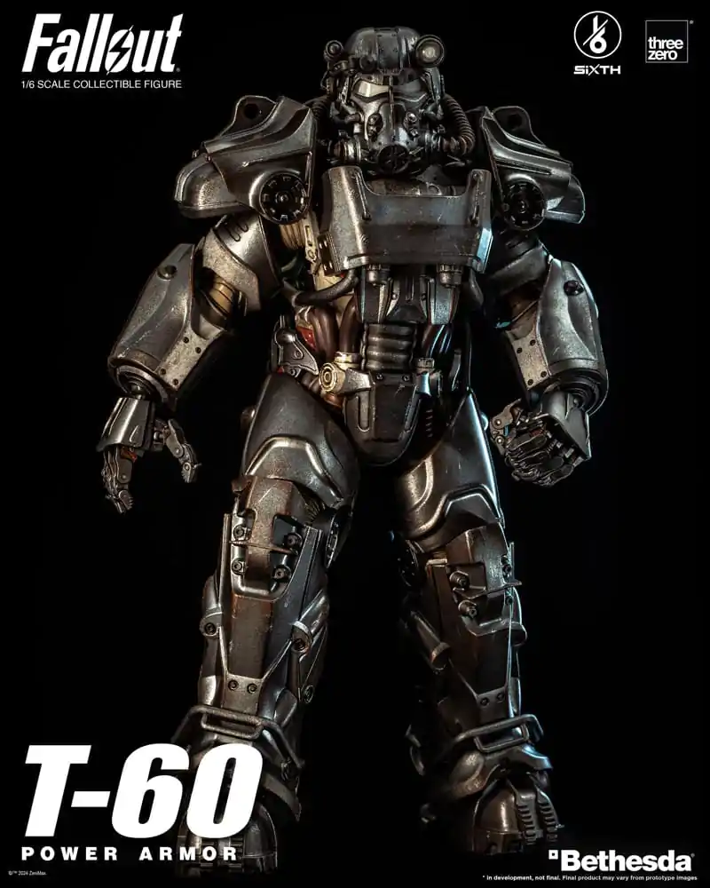 Fallout FigZero akcijska figura 1/6 T-60 Power Armor 37 cm fotografija proizvoda