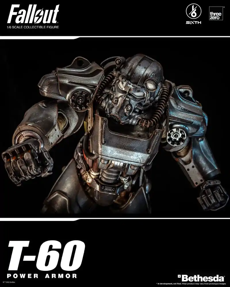 Fallout FigZero akcijska figura 1/6 T-60 Power Armor 37 cm fotografija proizvoda