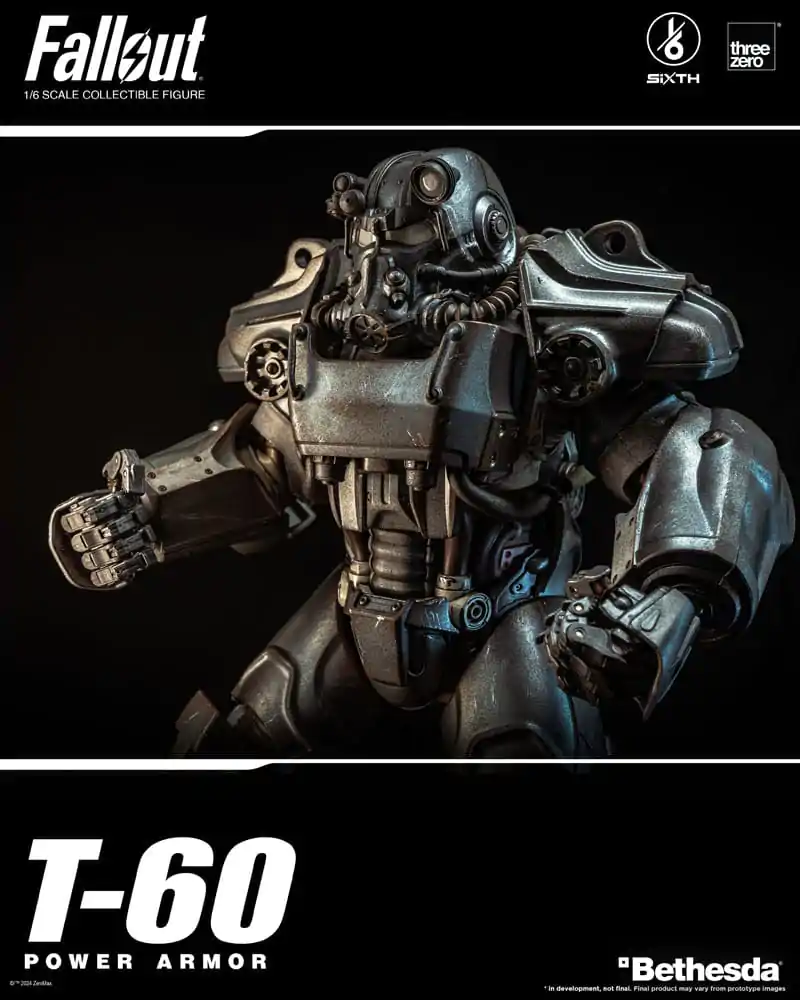 Fallout FigZero akcijska figura 1/6 T-60 Power Armor 37 cm fotografija proizvoda