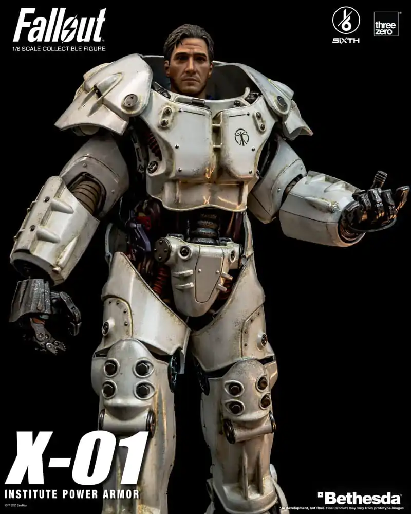 Fallout FigZero Action Figure 1/6 X-01 Institute Power Armor 37 cm fotografija proizvoda