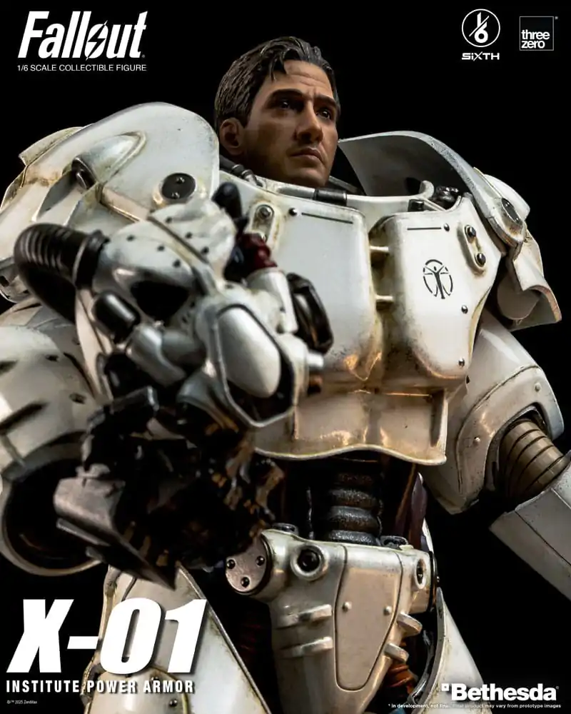 Fallout FigZero Action Figure 1/6 X-01 Institute Power Armor 37 cm fotografija proizvoda