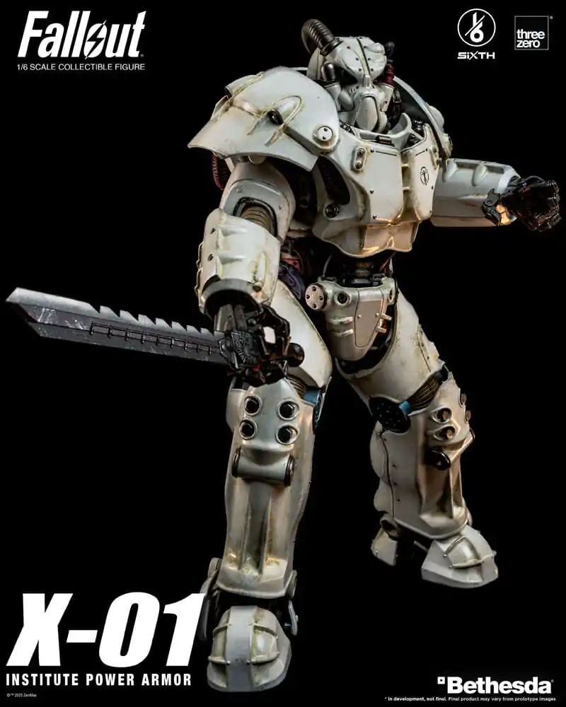 Fallout FigZero Action Figure 1/6 X-01 Institute Power Armor 37 cm fotografija proizvoda