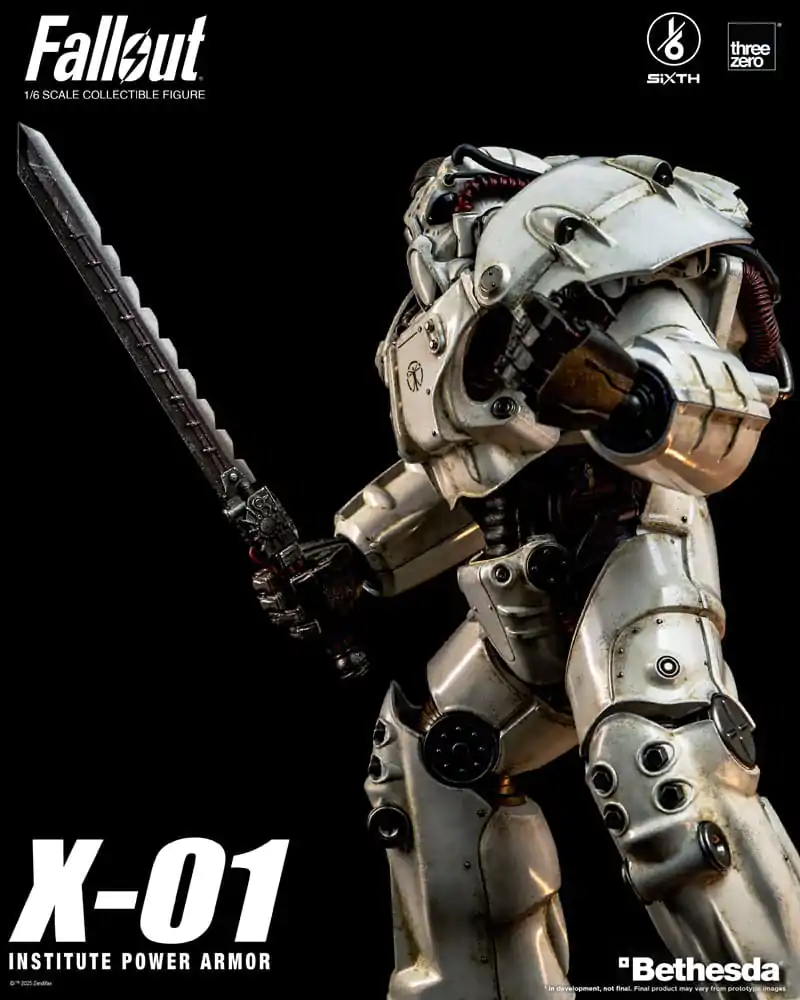 Fallout FigZero Action Figure 1/6 X-01 Institute Power Armor 37 cm fotografija proizvoda