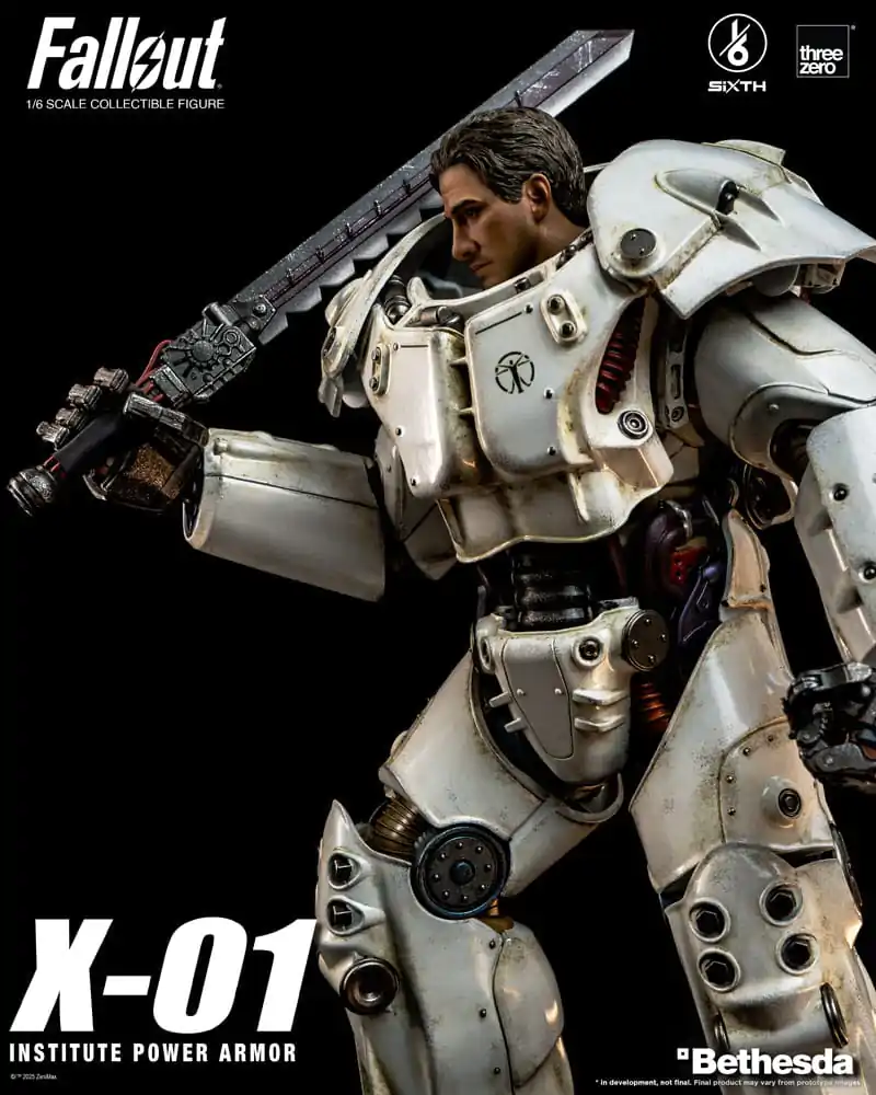 Fallout FigZero Action Figure 1/6 X-01 Institute Power Armor 37 cm fotografija proizvoda