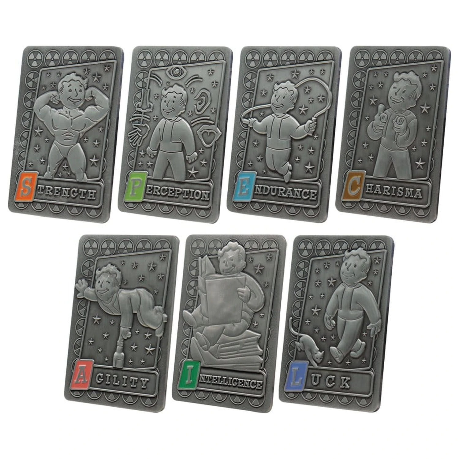 Fallout Ingots with Album S.P.E.C.I.A.L. Album za kolekcionare Perk Card fotografija proizvoda