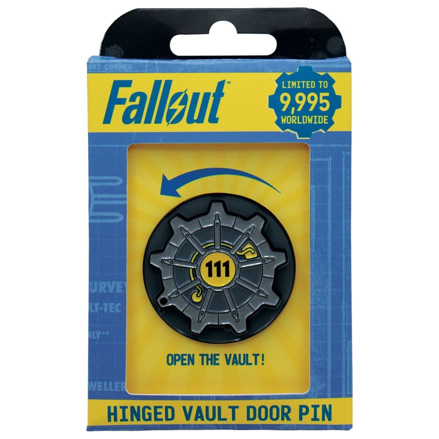 Fallout značka na iglu Vault Door 111 Limited Edition na šarkama fotografija proizvoda