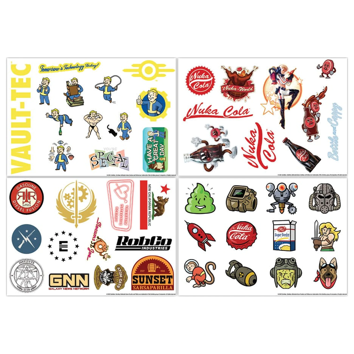 Fallout Tech pakiranje naljepnica fotografija proizvoda