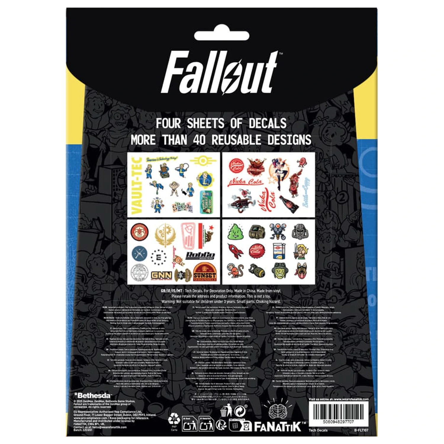 Fallout Tech pakiranje naljepnica fotografija proizvoda