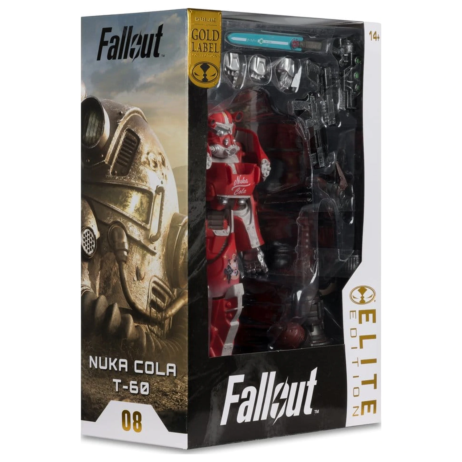 Fallout McFarlane Elite Edition Akcijska figura Fallout 76 Nuka Cola T-60 (Gold Label) 19 cm fotografija proizvoda
