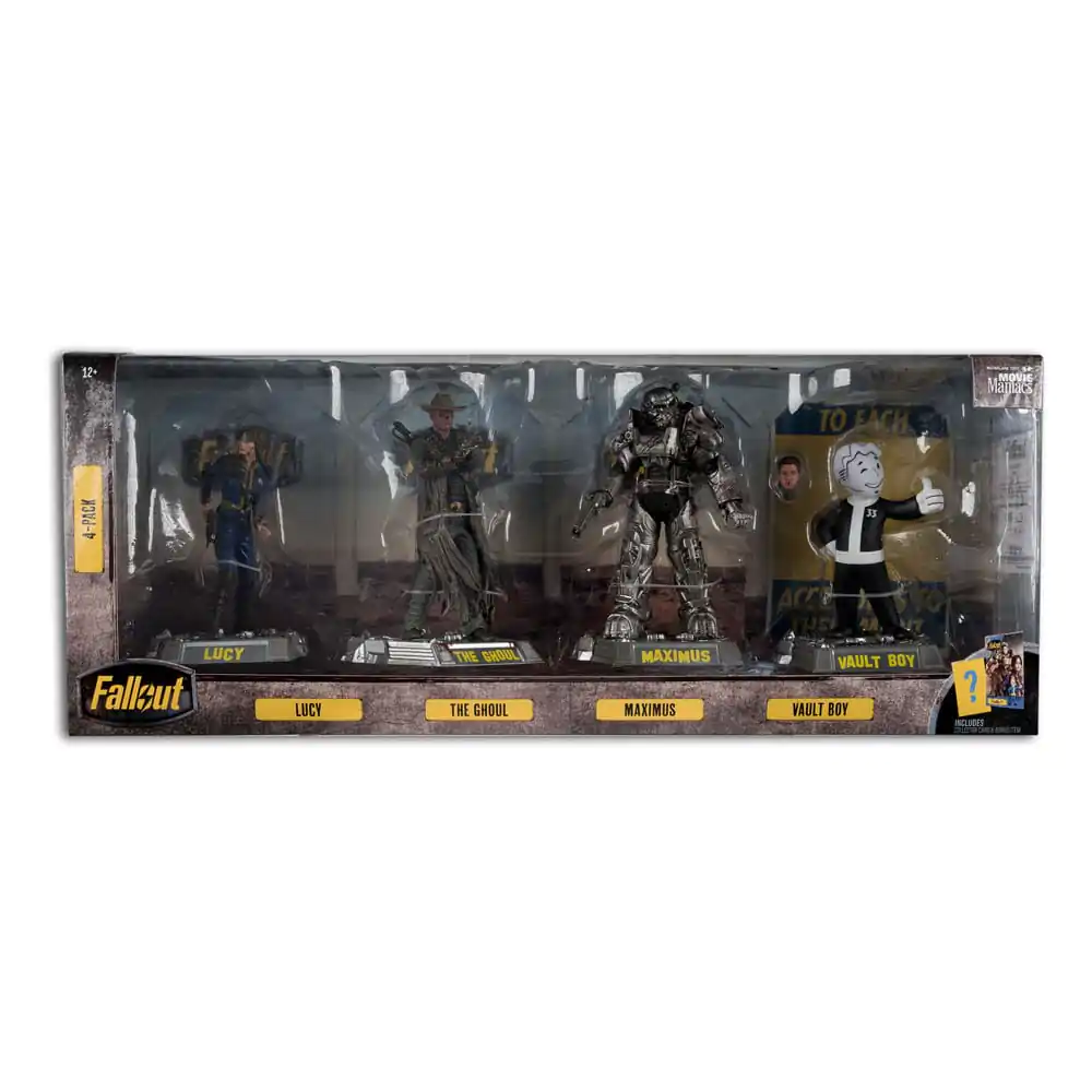 Fallout Movie Maniacs PVC Kipić Set od 4 Lucy, Maximus, The Ghoul & Vault Boy 15 cm fotografija proizvoda