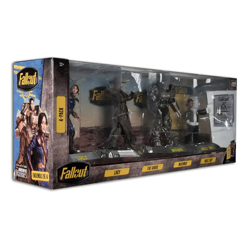 Fallout Movie Maniacs PVC Kipić Set od 4 Lucy, Maximus, The Ghoul & Vault Boy 15 cm fotografija proizvoda