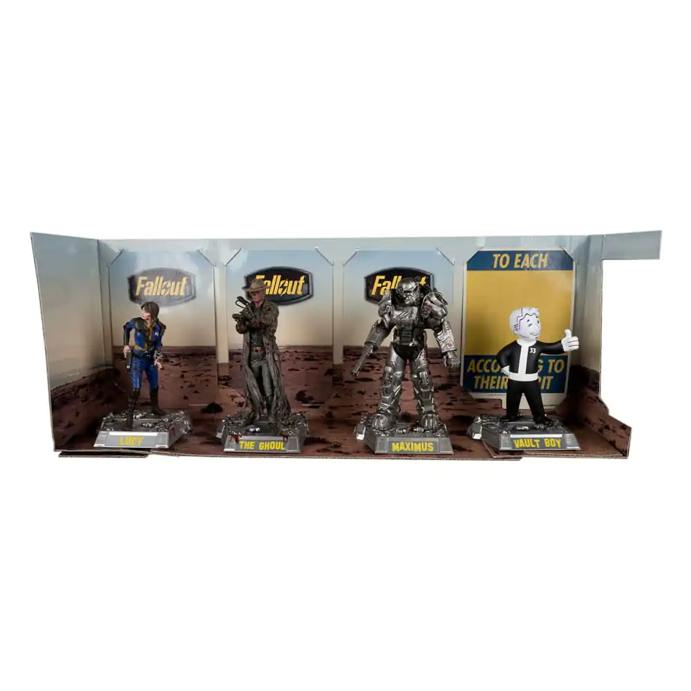 Fallout Movie Maniacs PVC Kipić Set od 4 Lucy, Maximus, The Ghoul & Vault Boy 15 cm fotografija proizvoda