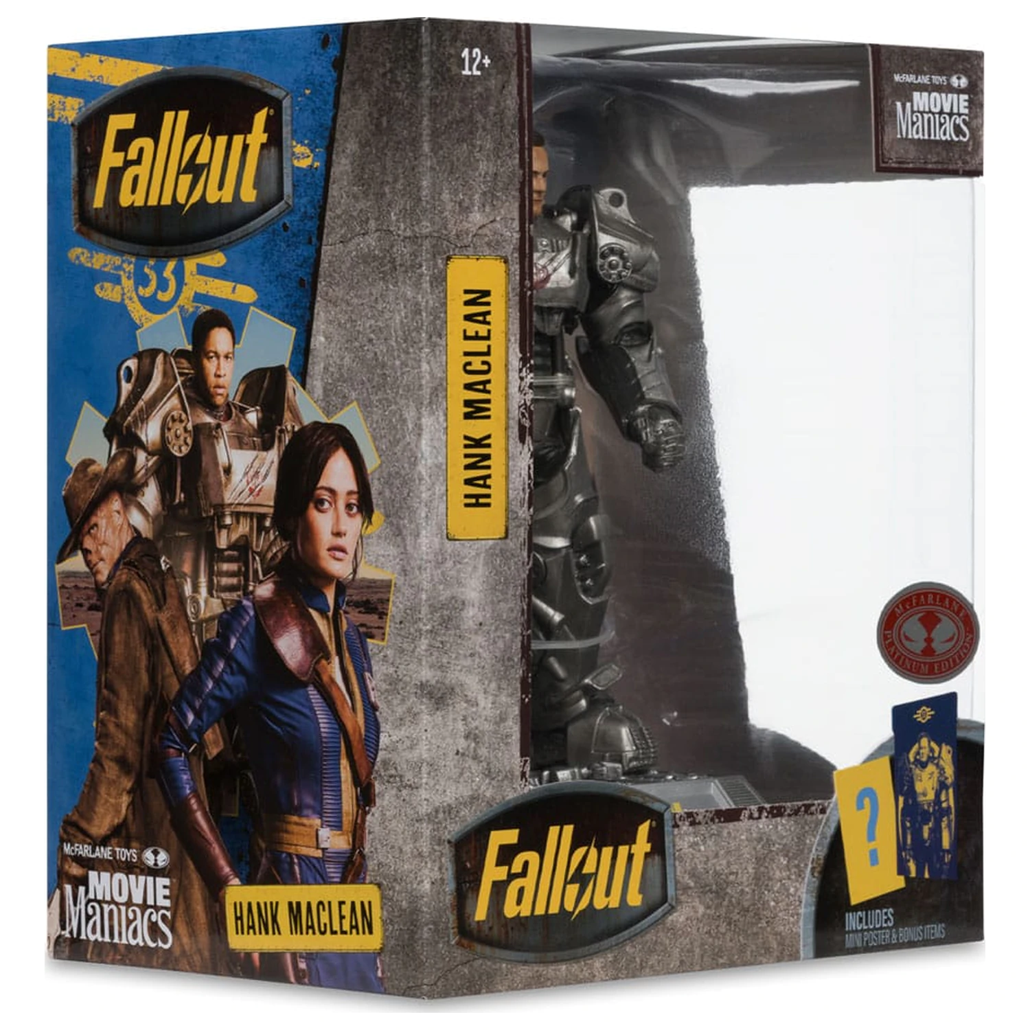 Fallout Movie Maniacs akcijska figura Hank Maclean (Season 2) (Red Platinum Edition) 17 cm fotografija proizvoda
