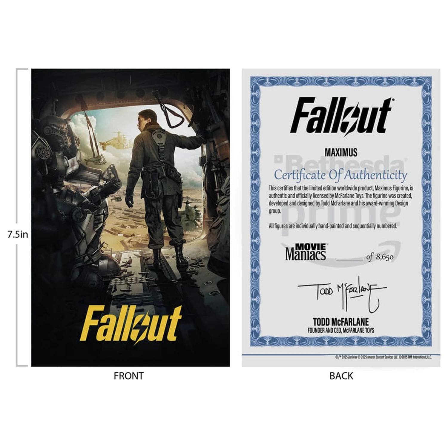 Fallout Movie Maniacs Action figura Maximus (Season 2) 17 cm fotografija proizvoda