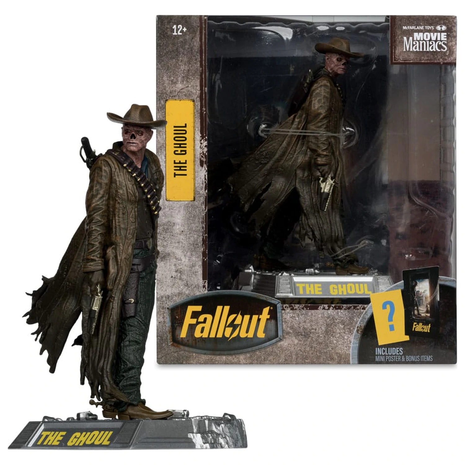 Fallout Movie Maniacs akcijska figura The Ghoul (2. sezona) 17 cm fotografija proizvoda