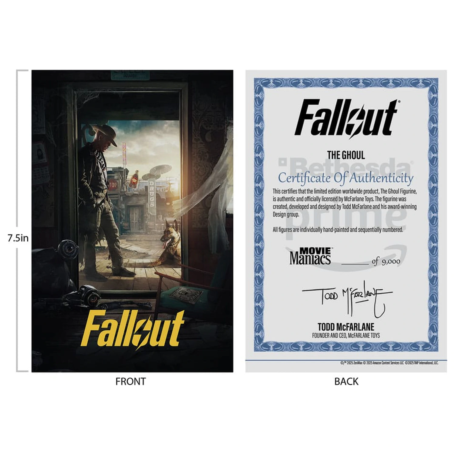 Fallout Movie Maniacs akcijska figura The Ghoul (2. sezona) 17 cm fotografija proizvoda