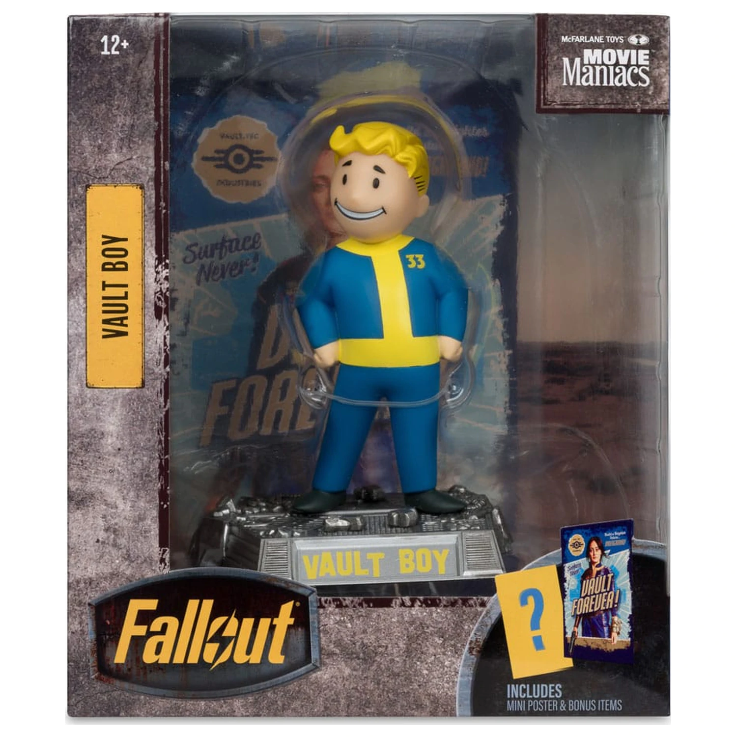 Fallout Movie Maniacs akcijska figura Vault Boy verzija 2 14 cm fotografija proizvoda