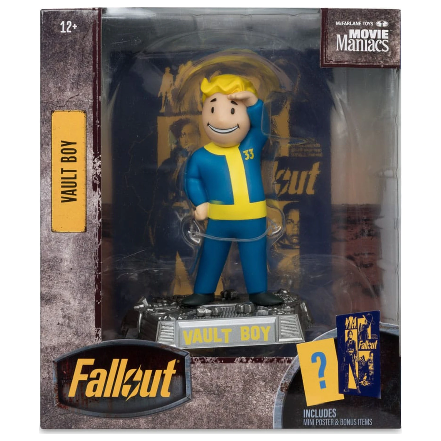 Fallout Movie Maniacs akcijska figura Vault Boy verzija 3 14 cm fotografija proizvoda