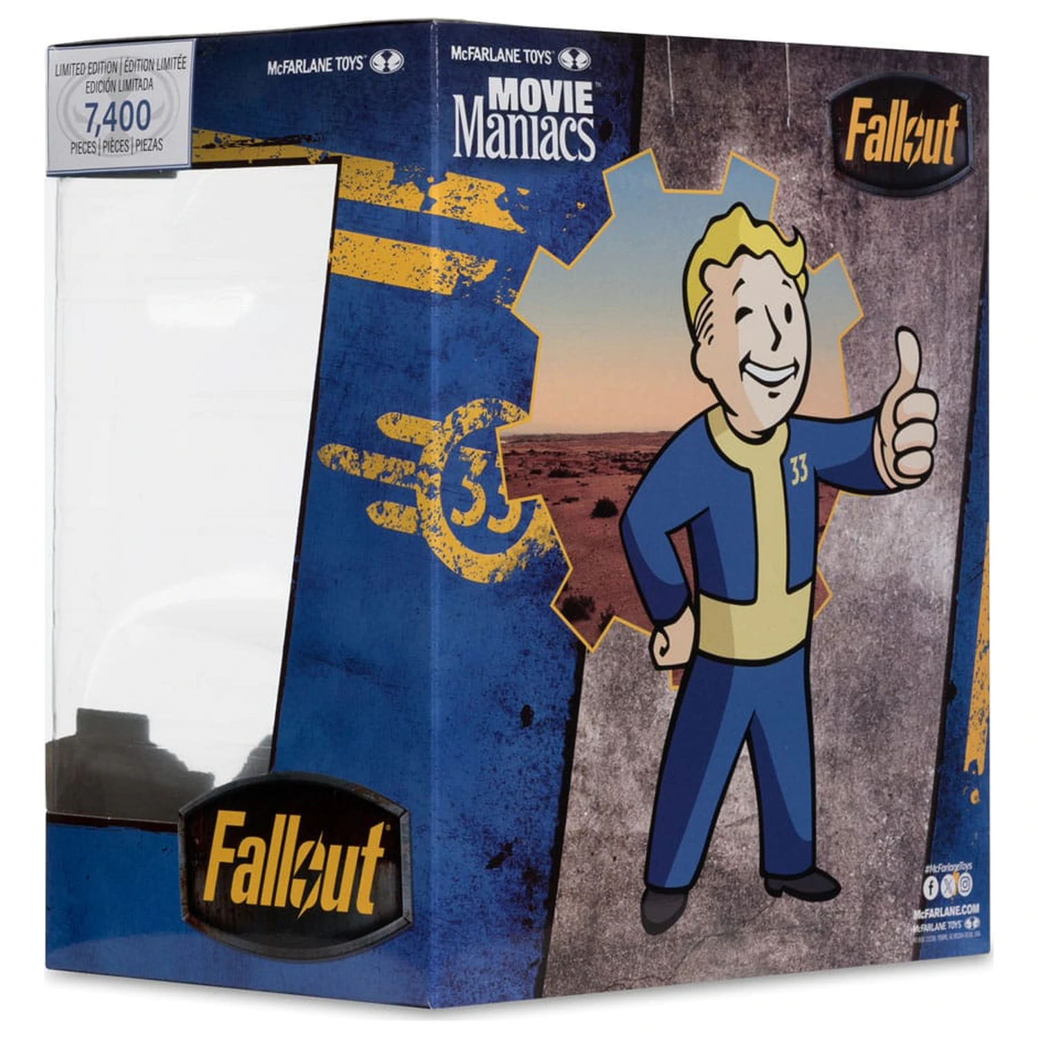 Fallout Movie Maniacs akcijska figura Vault Boy verzija 3 14 cm fotografija proizvoda