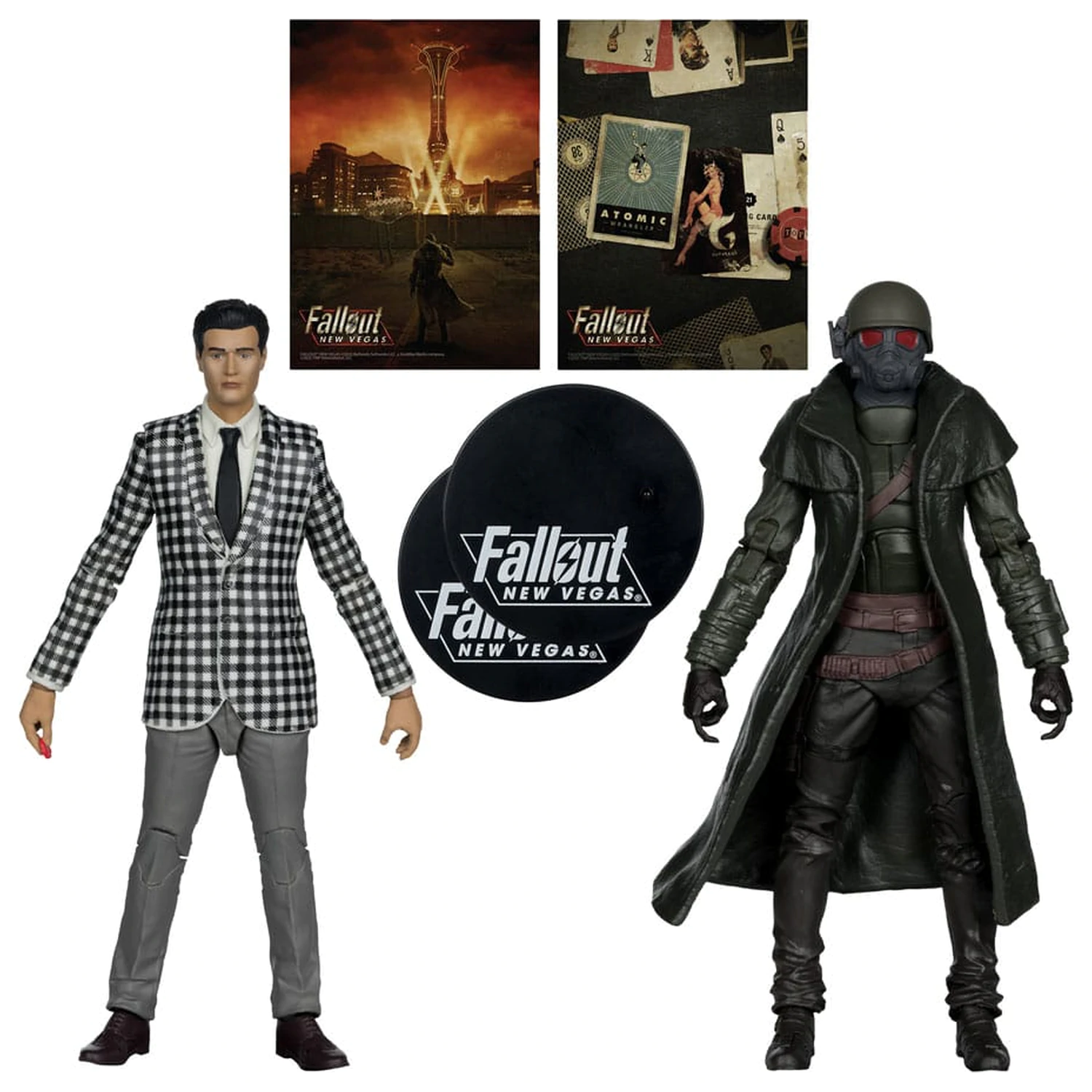 Fallout: New Vegas statua set od 2 figurice Riot Ranger Armor i Benny Survivor 18 cm fotografija proizvoda