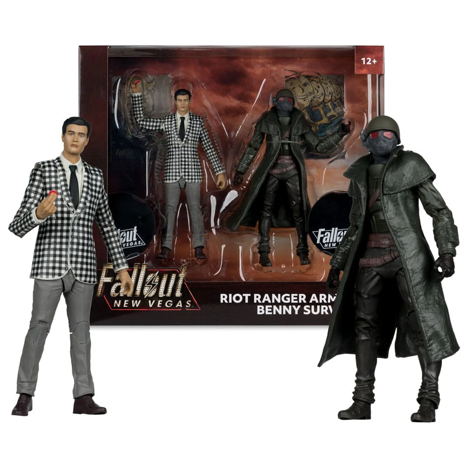 Fallout: New Vegas statua set od 2 figurice Riot Ranger Armor i Benny Survivor 18 cm fotografija proizvoda