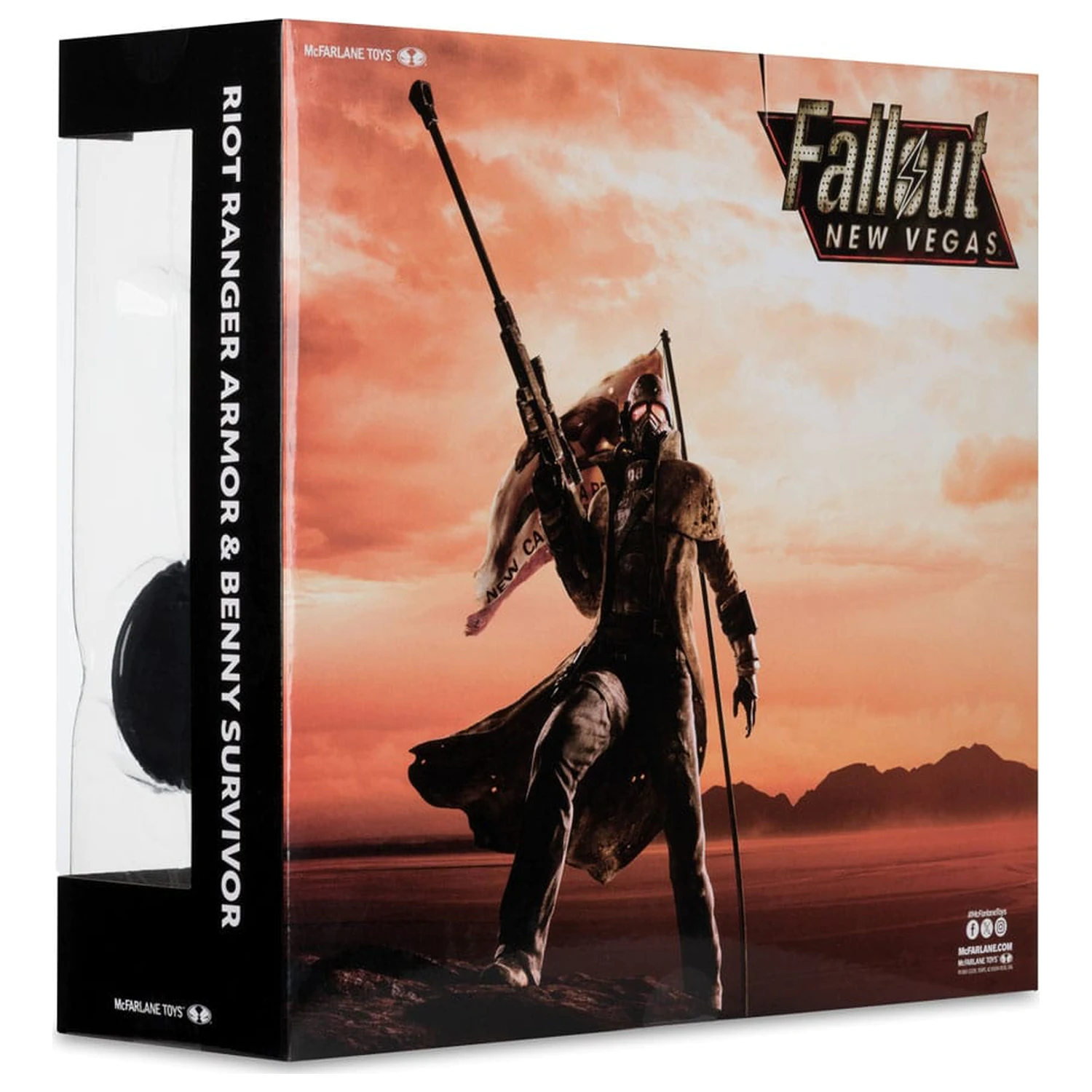 Fallout: New Vegas statua set od 2 figurice Riot Ranger Armor i Benny Survivor 18 cm fotografija proizvoda