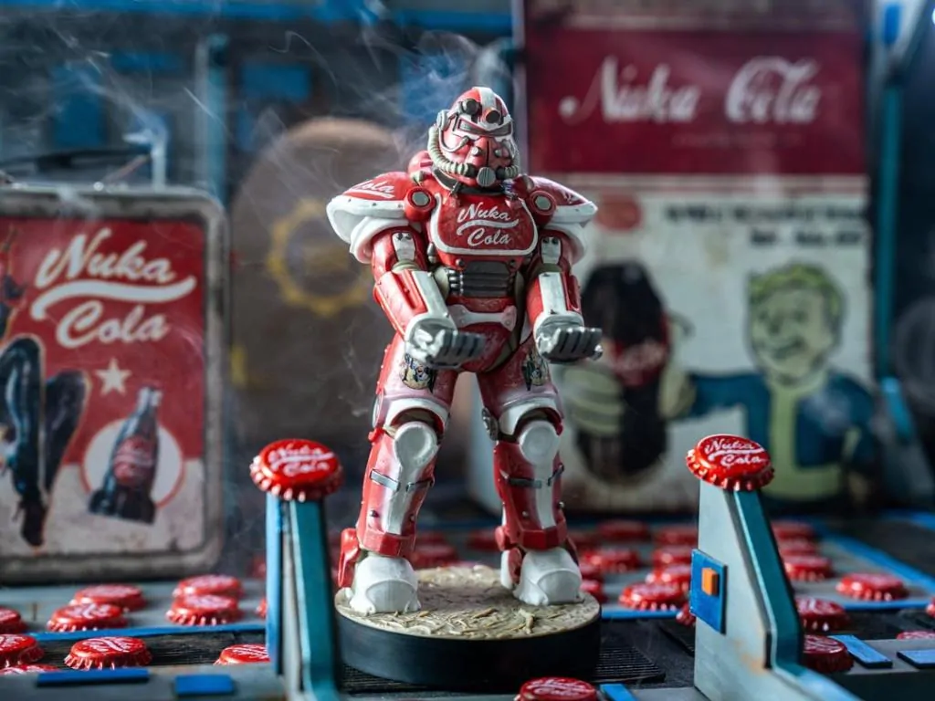 Fallout Nuka Cola Power Armour Cable Guys držač za kontroler i stalak za mobitel fotografija proizvoda