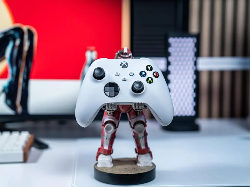 Fallout Nuka Cola Power Armour Cable Guys držač za kontroler i stalak za mobitel fotografija proizvoda