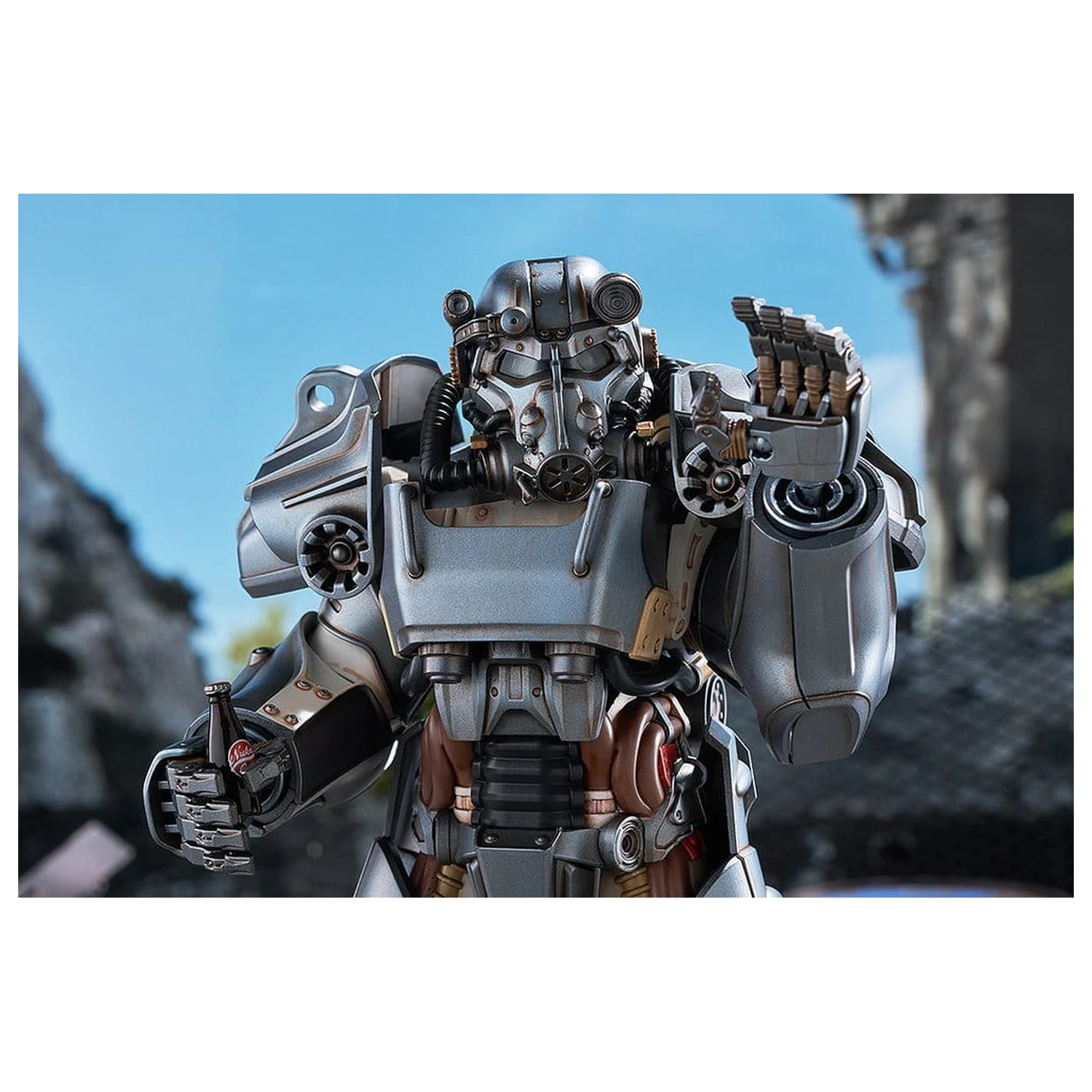 Fallout Plamatea Plastični Model Kit T-60 Power Armor 20 cm fotografija proizvoda