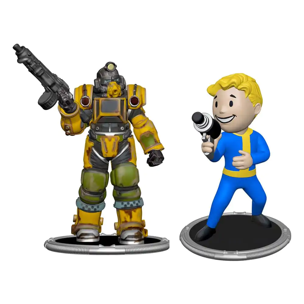 Fallout Mini Figure 2-Pack Set A Excavator & Vault Boy (Gun) 7 cm fotografija proizvoda