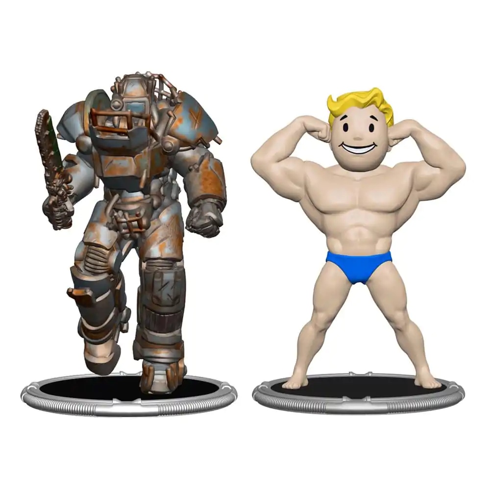 Fallout Mini Figure 2-Pack Set E Raider & Vault Boy (Strong) 7 cm fotografija proizvoda