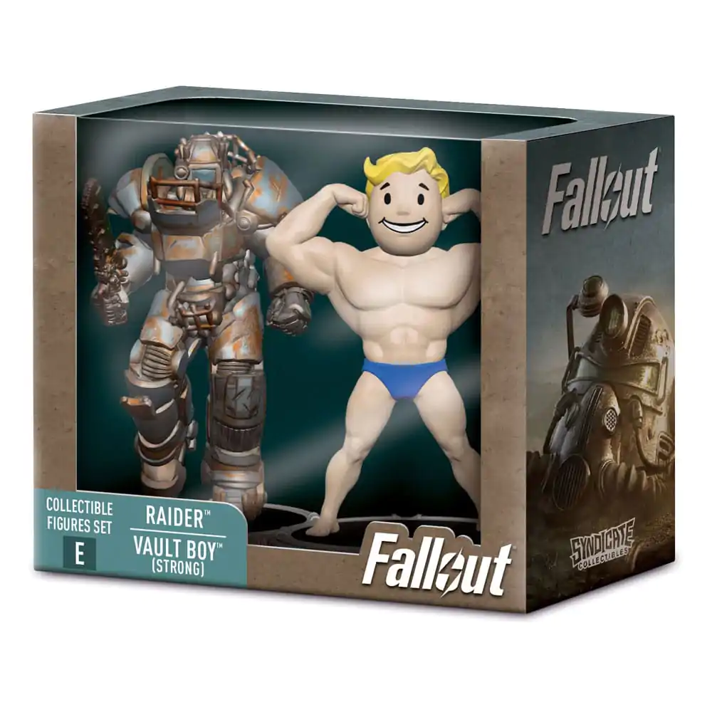 Fallout Mini Figure 2-Pack Set E Raider & Vault Boy (Strong) 7 cm fotografija proizvoda