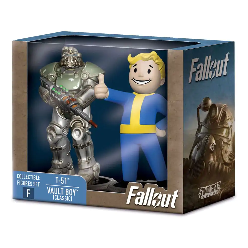 Fallout Mini Figure 2-Pack Set F Raider & Vault Boy (Strong) 7 cm fotografija proizvoda