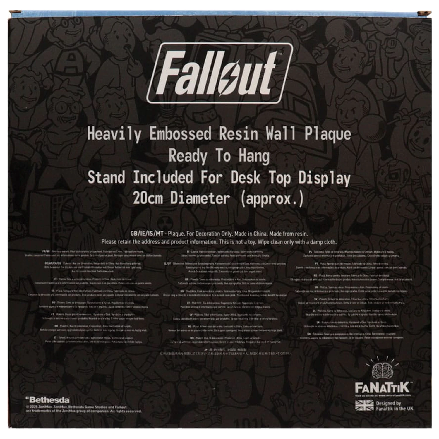 Fallout Resin pločica Vault Boy fotografija proizvoda